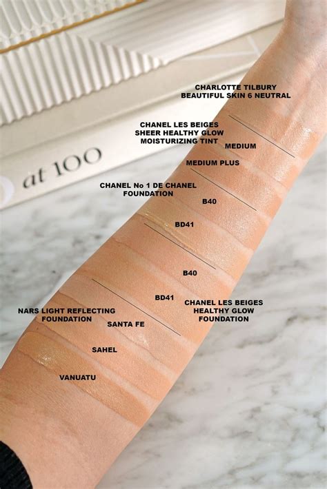 sublimage foundation chanel|chanel foundation comparison chart.